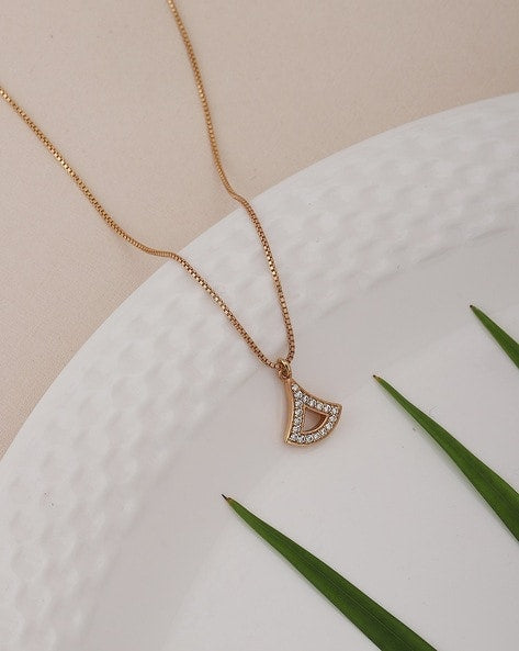 Cubic Zirconia Pendant Necklace