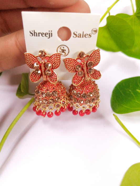 Sparkling Butterfly Earrings for Women