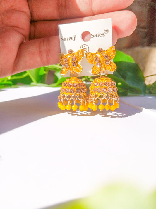 Sparkling Butterfly Earrings for Women