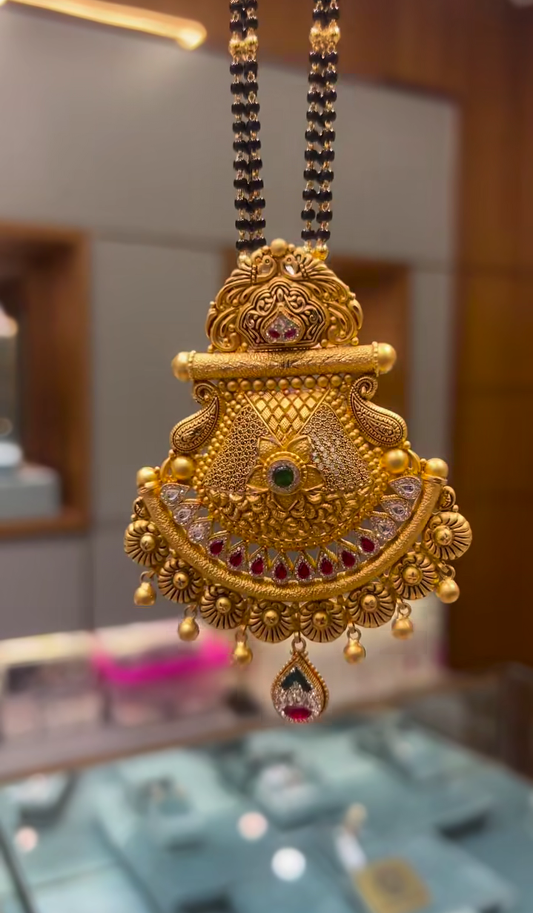 Maharani Signature Gold-Plated Mangalsutra for Women