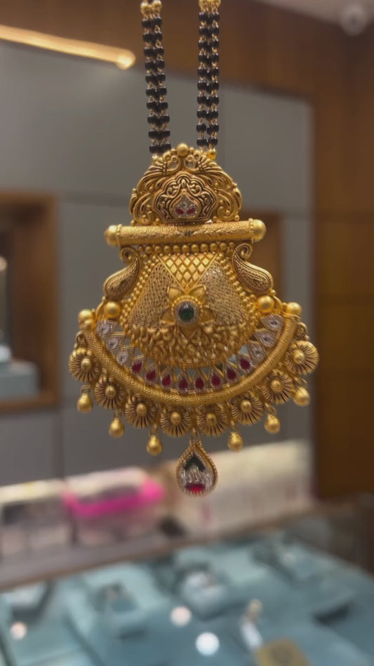 Maharani Signature Gold-Plated Mangalsutra for Women